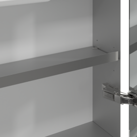 Шафка для ванної Villeroy & Boch My View Now 60x75 см з підсвічуванням алюміній/дзеркало A4566R00