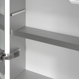 Шафка для ванної Villeroy & Boch My View Now 120x75 см з підсвічуванням алюміній/дзеркало A4581200