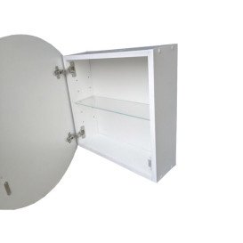 Шкафчик для ванной Vivia Andre D-60см с зеркалом ДСП белый А0054036