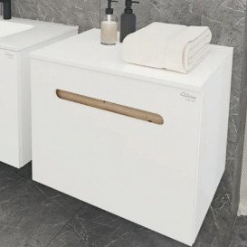 Шкафчик для ванны подвесной Radaway Laura 60 ДСП/МДФ белый глянец M11060-01-01