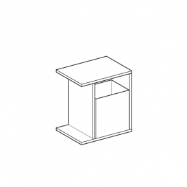 Шкафчик подвесной Geberit iCon 37х40 см с многофункциональным ящиком ДСП/оргстекло платиновый/высокоглянцевое покрытие 840239000