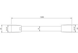 Шланг для душа Villeroy & Boch Universal Showers 120 см ПВХ матовый никель TVC00003500064