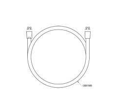 Шланг для гигиенического душа Ravak 120 см пластик хром X07P1455