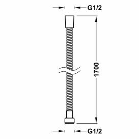 Шланг з подвійним обплетенням Tres золото 9134830054