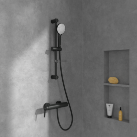 Шлангове підключення Villeroy & Boch Universal Showers латунь матовий чорний TVC000457000K5