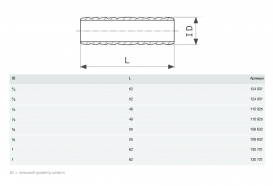 Шланговое соединение Viega 1852 1 толстостенное латунь 130701