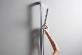 Штанга для душу Hansgrohe Unica Puro S 65 см з тримачем та шлангом 160 см хром 24402000