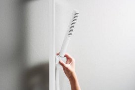 Штанга для душа Hansgrohe Unica Puro S 65 см с держателем и шлангом 160 см матовый белый 24402700