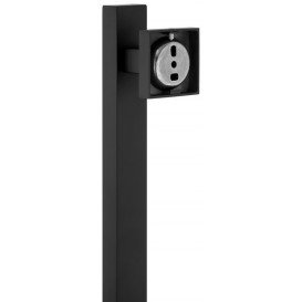 Штанга для душа Kroner KRP Edelstahl Kubus-SCH230 65 см нержавеющая сталь черный CV034876