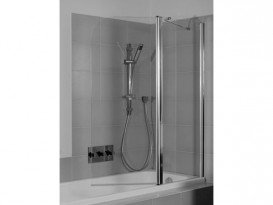 Шторка для ванної Jika Cubito Pure 115х140 см скляна права H2574260026681