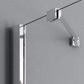 Шторка для ванної Radaway Essenza New PND II 130 ліва прозоре скло / хром 10002130-01-01L