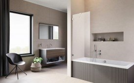 Шторка для ванной Radaway Essenza Pro PNJ II 90 см хром/прозрачное стекло 10101090-01-01