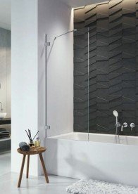 Шторка для ванної Radaway Euphoria PNJ 50 прозоре скло / хром 10007050-01-01