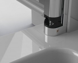 Шторка для ванны Radaway Eos PND II 110х150 см правая профиль хром стекло прозрачное 1206211-01R