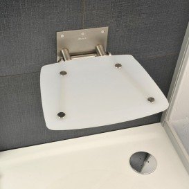 Сидіння для душа Ravak OVO-B опал / чорний B8F0000046