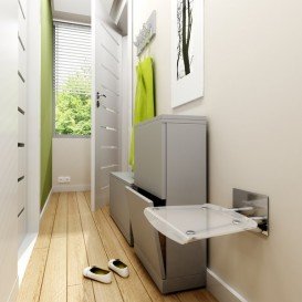 Сидіння для душа Ravak OVO-B опал / чорний B8F0000046