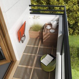 Сиденье для душа Ravak OVO-B оранжевый/черный B8F0000047