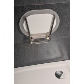 Сиденье для душа Ravak OVO Chrome прозрачный/нержавеющая сталь B8F0000029