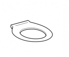 Сидіння для унітазу Geberit Selnova Comfort антибактеріальне дюропласт червоний 500.134.00.2