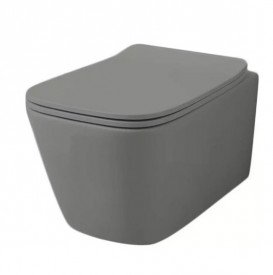 Сидіння з кришкою для унітазу ArtCeram A16 SoftClose дюропласт сірий ASA001 15;71