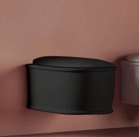 Сиденье с крышкой для унитаза ArtCeram Atelier/Azuley SoftClose черный матовый AZA001 17;71