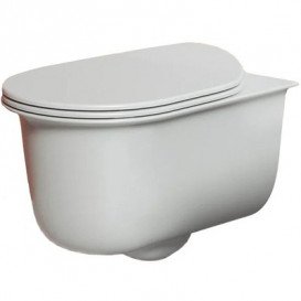 Сидіння з кришкою для унітазу ArtCeram Chic SoftClose дюропласт білий петлі хром CHA001 01;71