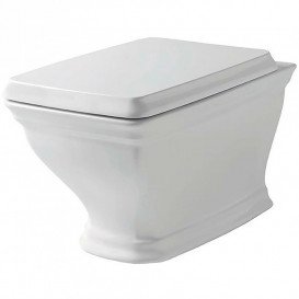 Сиденье с крышкой для унитаза ArtCeram Civitas SoftClose дюропласт белый петли золото CIA010 01;73