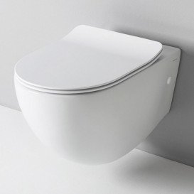 Сидіння з унітазною кришкою ArtCeram File 2.0 SoftClose дюропласт білий матовий FLA014 05