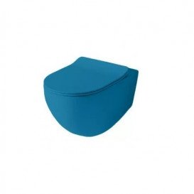 Сиденье с крышкой для унитаза ArtCeram File 2.0 SoftClose дюропласт синий FLA014 38