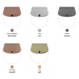 Сидіння із кришкою для унітазу ArtCeram The One дюропласт золото THA001 73