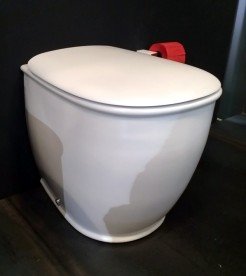 Сиденье с крышкой для унитаза ArtCeram Azuley белый глянцевый/хром AZA001 01;71