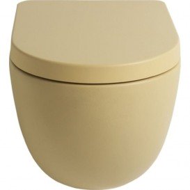 Сиденье с крышкой для унитаза ArtCeram File 2.0 дюропласт жёлтый FLA002 12