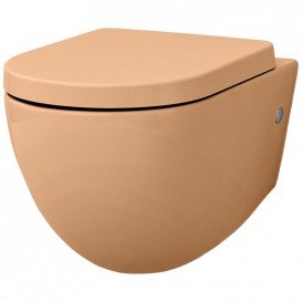 Сидіння з кришкою для унітазу ArtCeram File 2.0 дюропласт помаранчевий FLA002 13