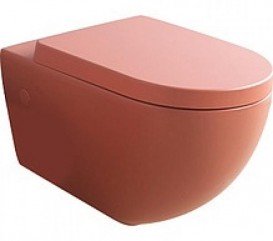 Сидіння з кришкою для унітазу ArtCeram File 2.0 червоний корал FLA002 14