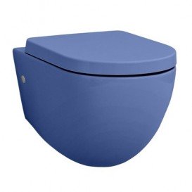 Сидіння з кришкою для унітазу ArtCeram File 2.0 дюропласт синій FLA002 16