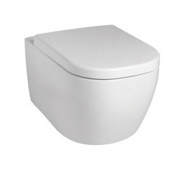 Сидіння з кришкою для унітазу ArtCeram Faster білий глянцевий / хром FSA001 01; 71