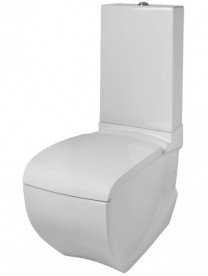 Сидіння з кришкою для унітазу ArtCeram Hi-Line білий глянцевий / золото HIA001 01; 73