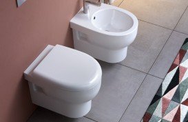 Сидіння з кришкою для унітазу ArtCeram Smarty 2.0 білий глянцевий / хром SMA001 01; 71