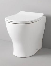 Сиденье с крышкой для унитаза ArtCeram Ten тонкое дюропласт белый TEA005