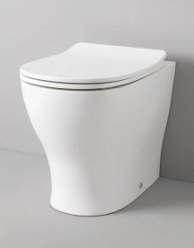 Сиденье с крышкой для унитаза ArtCeram Ten тонкое дюропласт белый TEA005