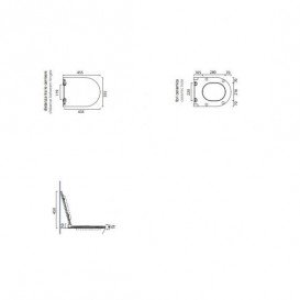 Сиденье с крышкой для унитаза Catalano Sfera/Zero soft-close коричневый матовый 5SCSTPMS