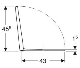 Сидіння з кришкою для унітазу Geberit iCon Soft-Close дюропласт білий глянсовий 501.660.01.1