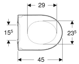 Сидіння з кришкою для унітазу Geberit iCon Soft-Close дюропласт білий глянсовий 501.660.01.1
