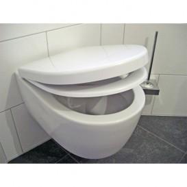 Сиденье с крышкой для унитаза Geberit iCon с микролифтом дюропласт белый 574130000