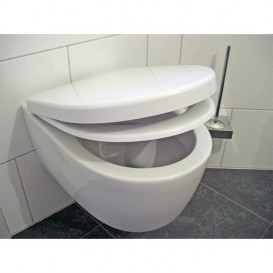 Сиденье с крышкой для унитаза Geberit iCon с микролифтом быстросьемное дюропласт белый 500.670.01.1