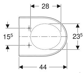 Сиденье с крышкой для унитаза Geberit Modo Soft-Close дюропласт белый глянцевый 502.789.00.1