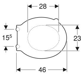 Сиденье с крышкой для унитаза Geberit Selnova Comfort открытое для инвалидов дюропласт белый глянцевый 502.791.00.1
