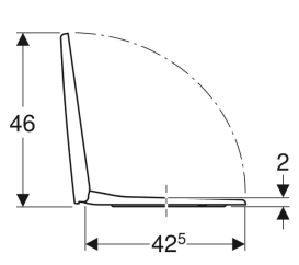 Сидіння з кришкою для унітазу Geberit Selnova Square дюропласт білий 500.332.01.1