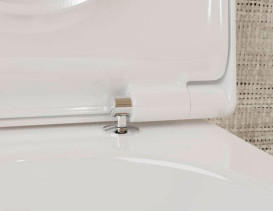 Сиденье с крышкой для унитаза Hansgrohe EluPura S дюропласт белый 60196450