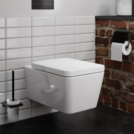 Сидіння із кришкою для унітазу Hansgrohe EluPura Q дюропласт білий 60198450